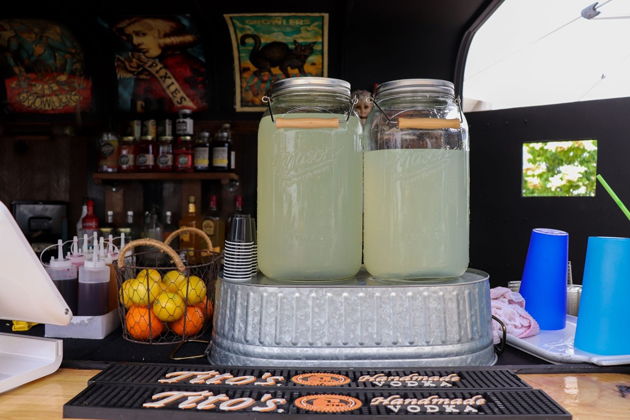 If coffee or beer aren&#146;t quite your drink of choice, walk across the lawn and head toward the Blackmarket Saloon for a spiked lemonade. With 15 puree options and six different liquors, you&#146;re able to customize your lemonade. They also serve margaritas, moonshine and Dixieland Iced Tea.