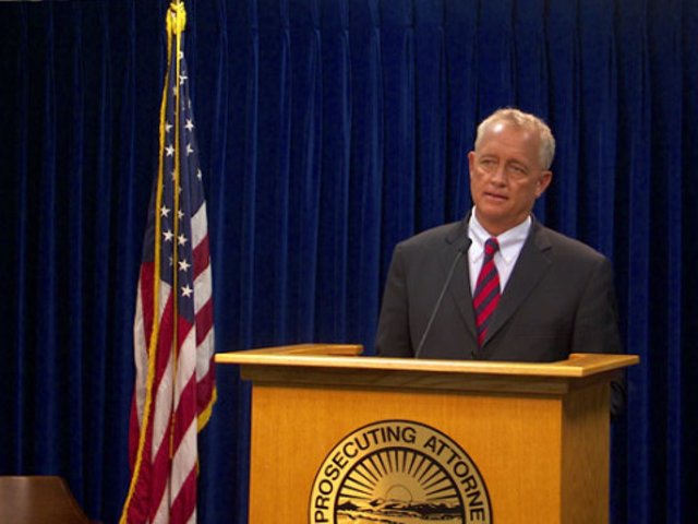 Hamilton County Prosecutor Joe Deters during the July 29 announcement of a murder indictment against former UCPD officer Ray Tensing