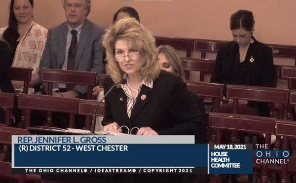 Rep. Jennifer Gross (R-West Chester) is seen previously speaking to the House Health Committee.