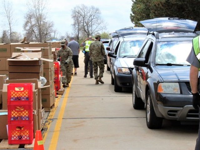 Ohio National Guard members literally are doing a lot of heavy lifting this season, helping distribute more than 33 million pounds of food to families in need.