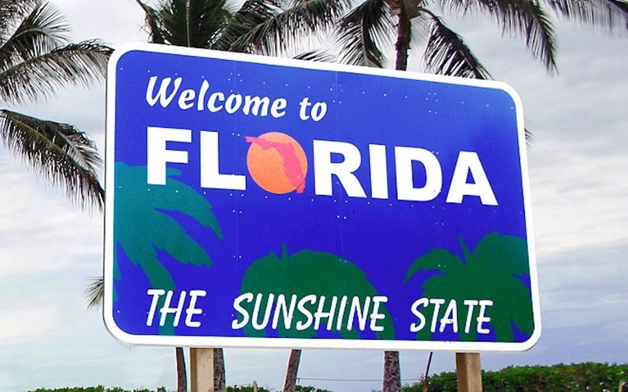 Florida 'Welcome' sign