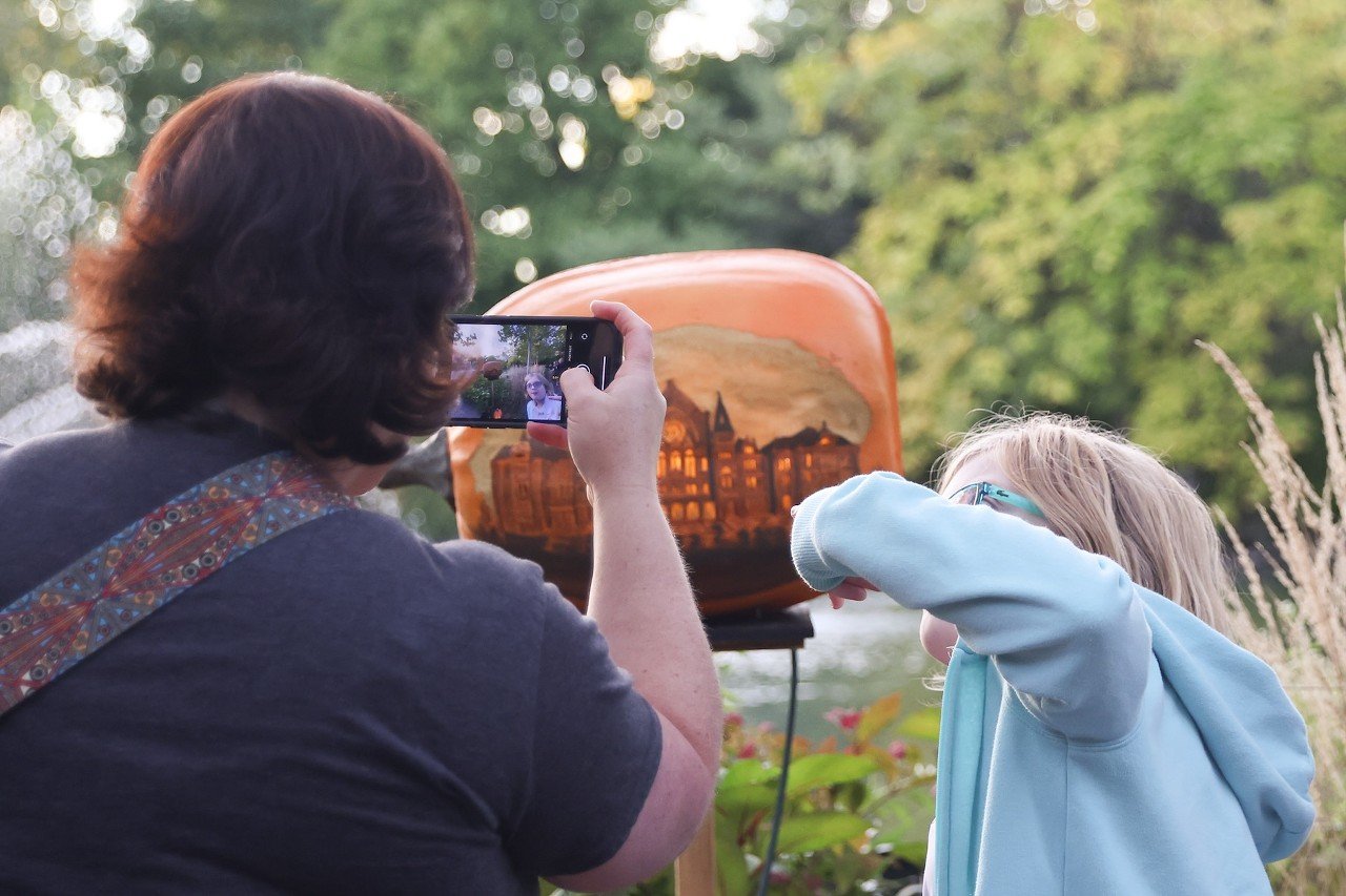 The opening night of the Jack O'Lantern Glow at the Cincinnati Zoo