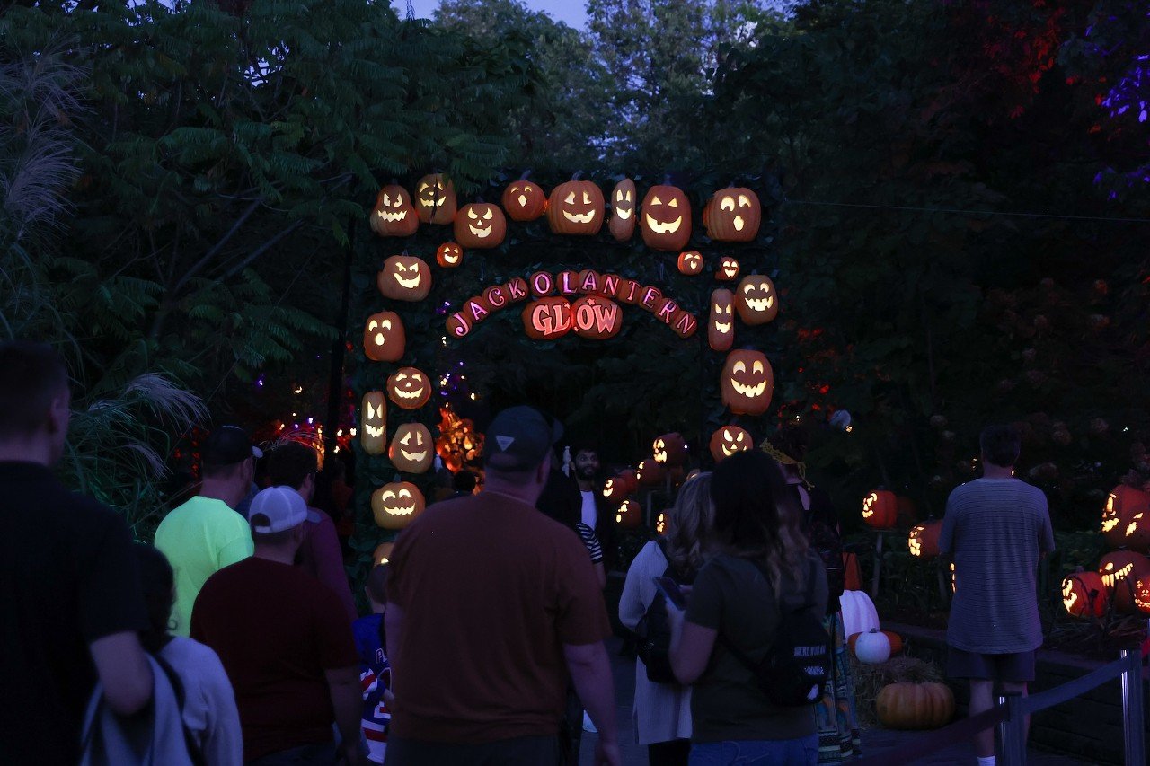 The opening night of the Jack O'Lantern Glow at the Cincinnati Zoo