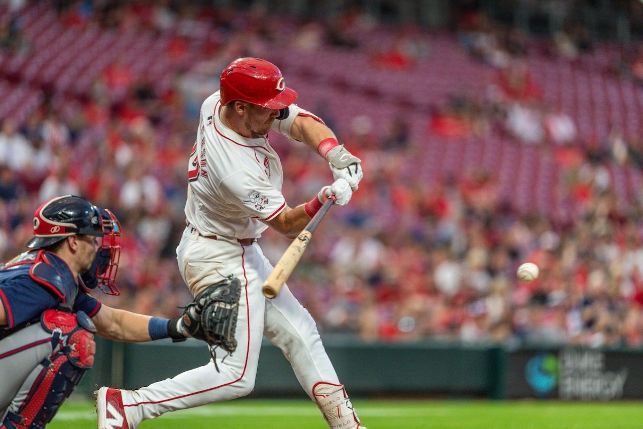 Tyler Stephenson batting in the fourth inning | Cincinnati Reds vs. Atlanta Braves | Sept. 18, 2024