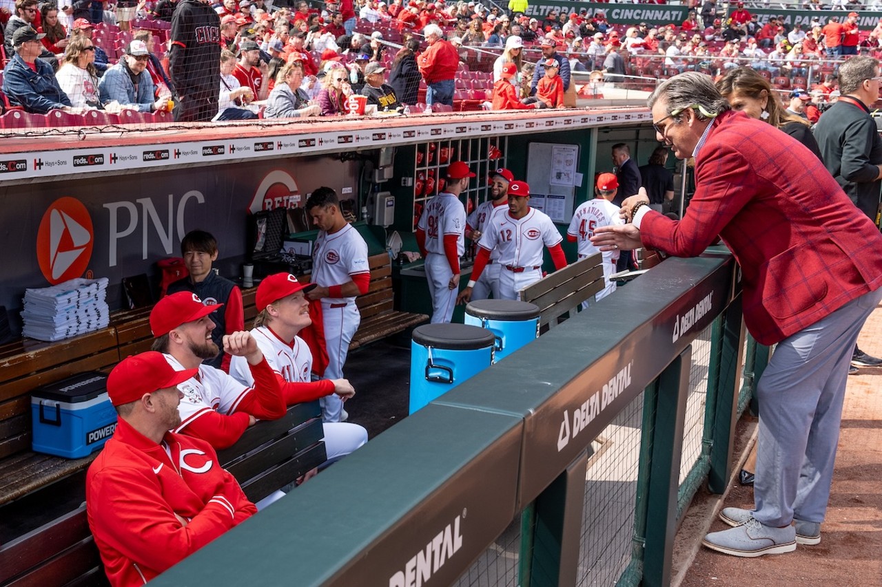 Reds President Phil Castellini chats with pitchers | Cincinnati Reds vs. Washington Nationals | March 28, 2024