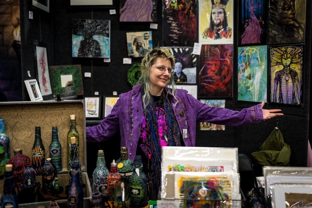 The Art of Lydia Burris at HorrorHound Weekend at Sharonville Convention Center on March 23