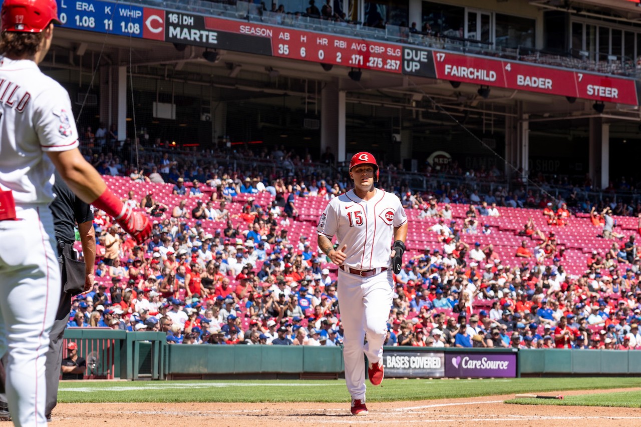 Photos: Cincinnati Reds Split Doubleheader Against Chicago Cubs, Cincinnati