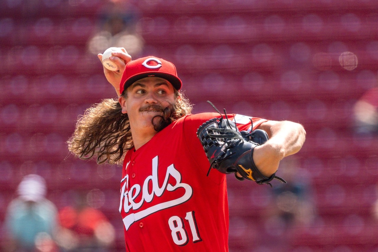 Rhett Lowder pitching during the second inning | Cincinnati Reds vs. Houston Astros | Sept. 5, 2024