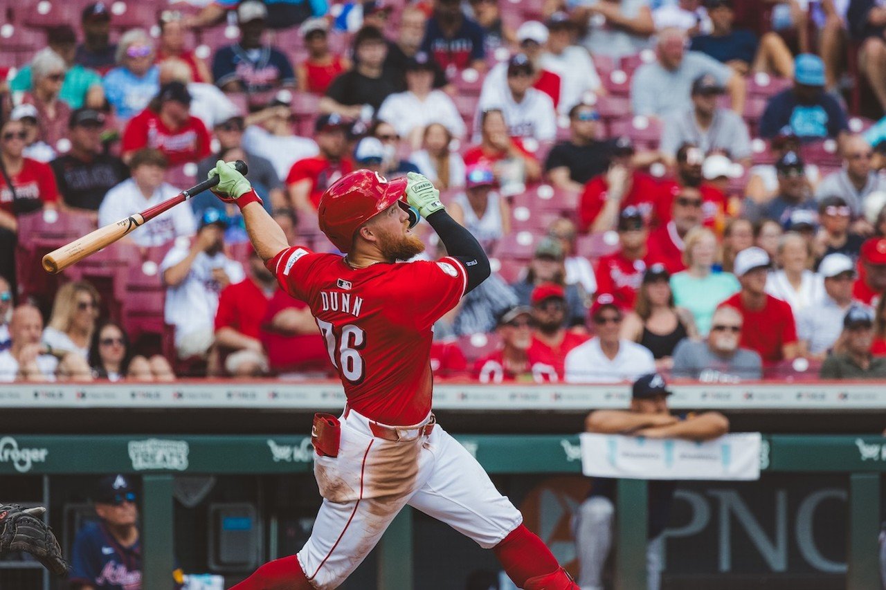 Blake Dunn's first homer in the bottom of the fifth inning | Cincinnati Reds vs. Atlanta Braves | Sept. 19, 2024