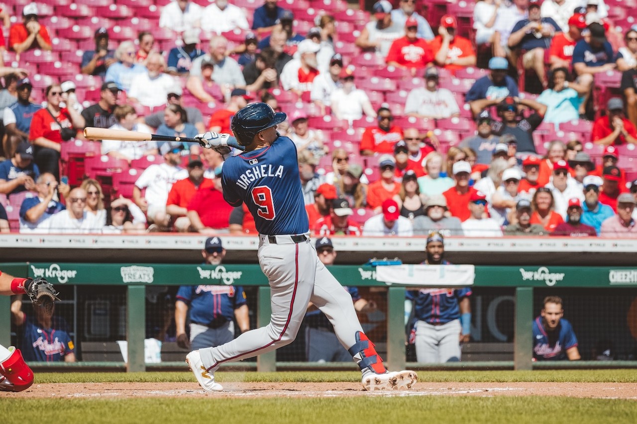 Gio Urshela getting a base run | Cincinnati Reds vs. Atlanta Braves | Sept. 19, 2024