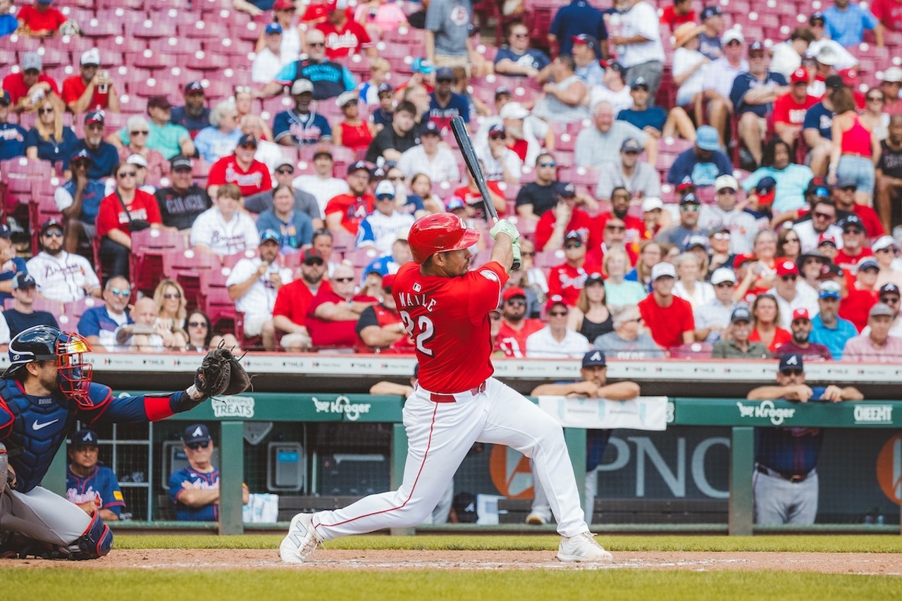 Luke Maile with the single | Cincinnati Reds vs. Atlanta Braves | Sept. 19, 2024