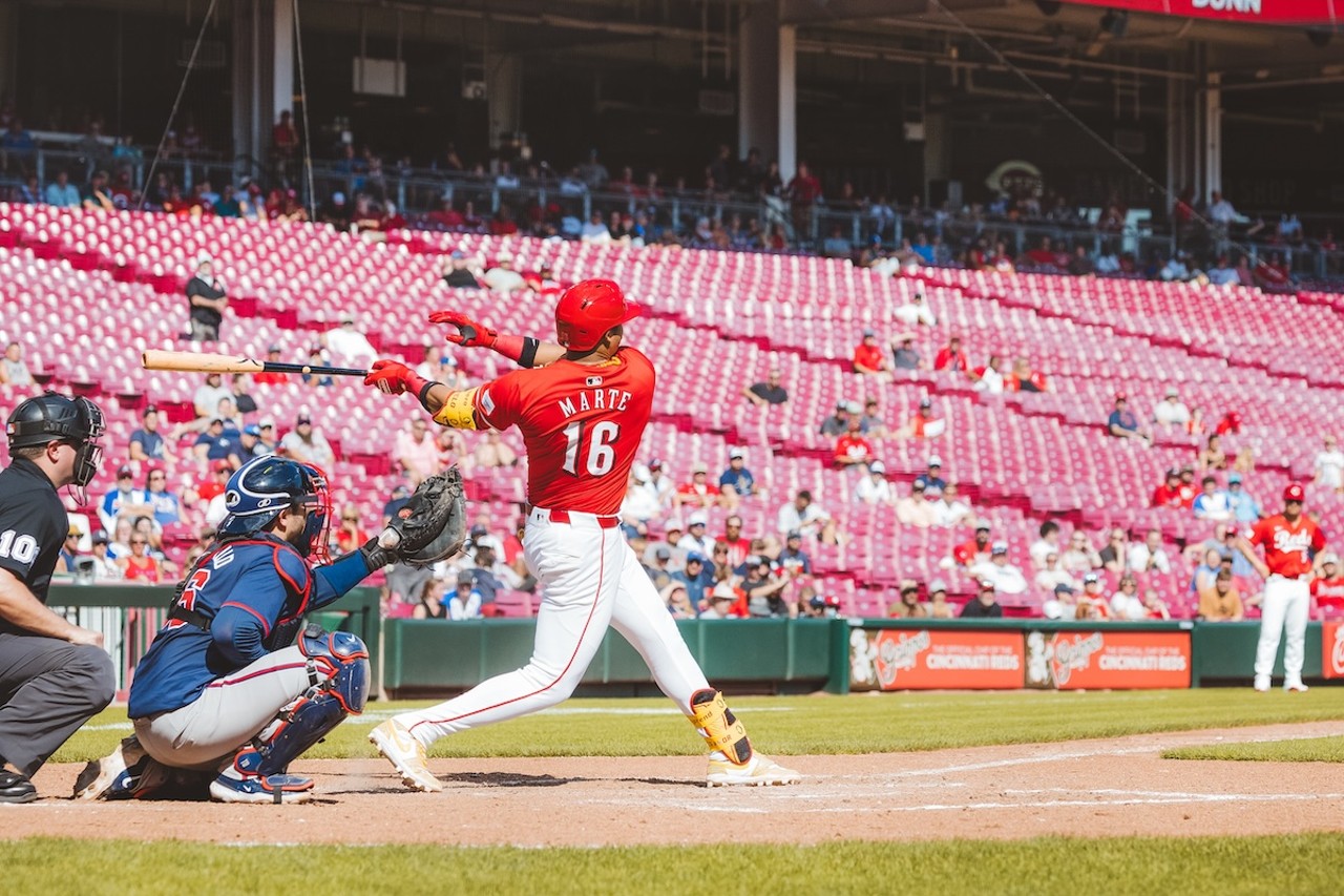 Noelvi Marte with a single | Cincinnati Reds vs. Atlanta Braves | Sept. 19, 2024