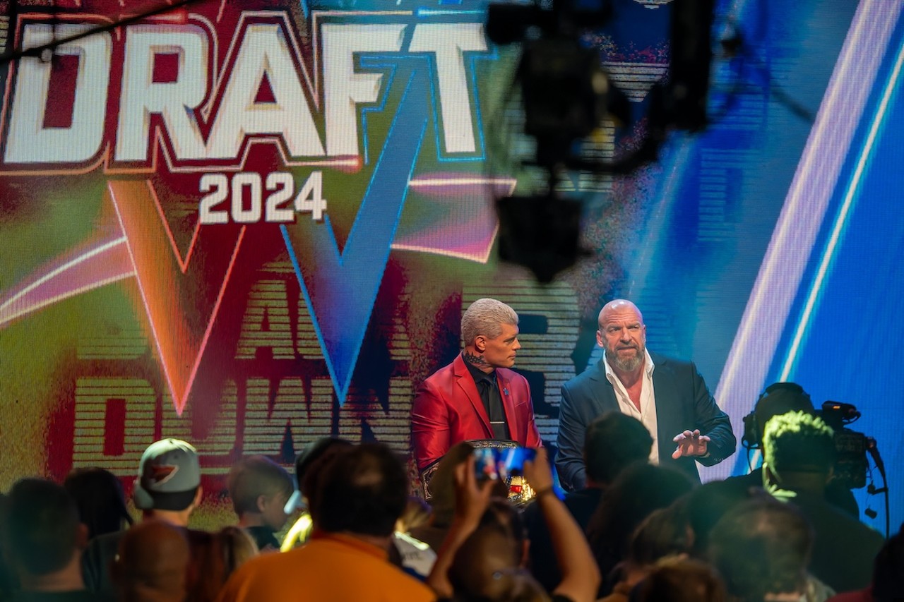 Cody Rhodes (Smackdown) and Triple H (Raw) announce their first-round draft picks | WWE Smackdown at Heritage Bank Center on April 26, 2024