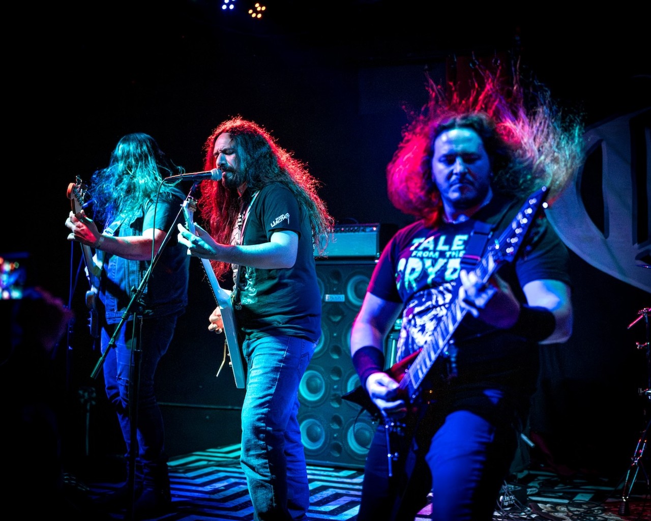 Exmortus performing at Ace of Cups on Dec. 7, 2023