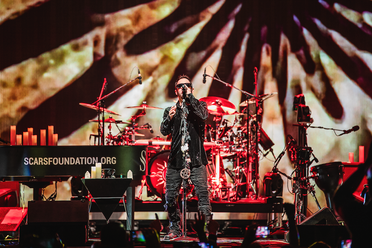 Godsmack performing at the Andrew J Brady Music Center on April 23, 2024