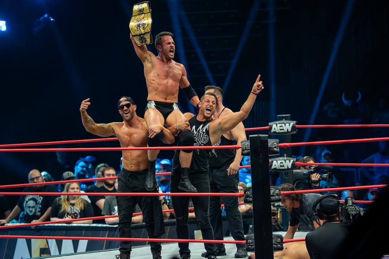 Undisputed Kingdom lifts a victorious Roderick Strong | AEW Collision at Truist Arena | April 13, 2024