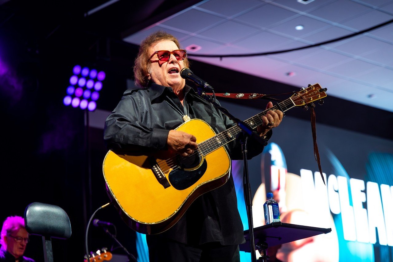 Don McLean performing at Turfway Park on Sept. 27, 2024