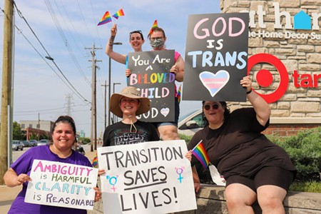 PHOTOS: LGBTQ+ Community, Allies Demonstrate in Response to Controversial Sermon at Crossroads Church