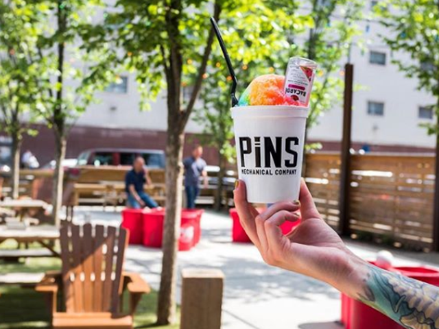 Pins Mechanical Co. Introduces Boozy Rainbow Shaved Ice for Pride Month