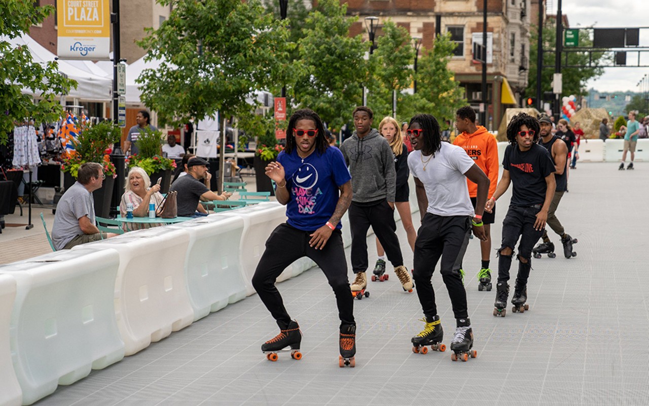Frisch's Mobile Roller Rink takes over Court Street Plaza July 1-4.