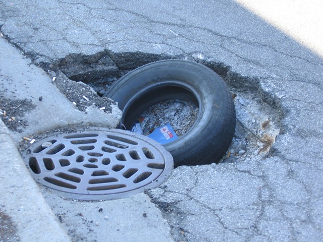 People are getting desperate for pothole solutions.