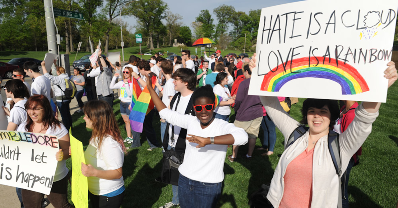 Rally Against Hate Crime at UC