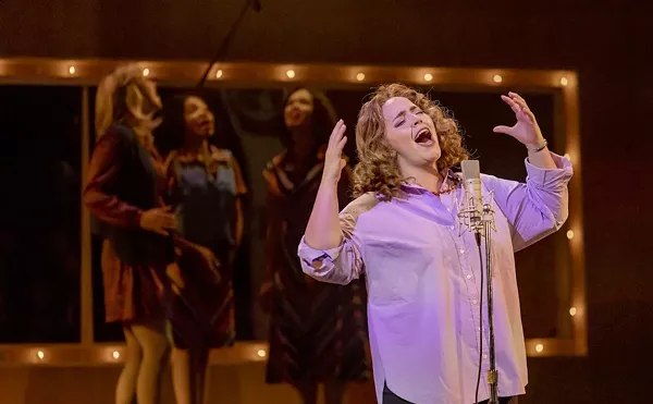 Bethany Xan Kerr as Carole King in The Carnegie's production of Beautiful: The Carole King Musical 