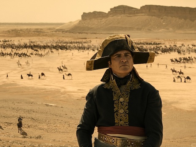 Joaquin Phoenix plays Napoleon like a gamer always on the edge of rage quitting.