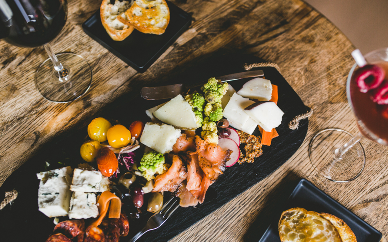 The Hamilton’s charcuterie tray with pickled veg adds a new dimension to Northside dining.