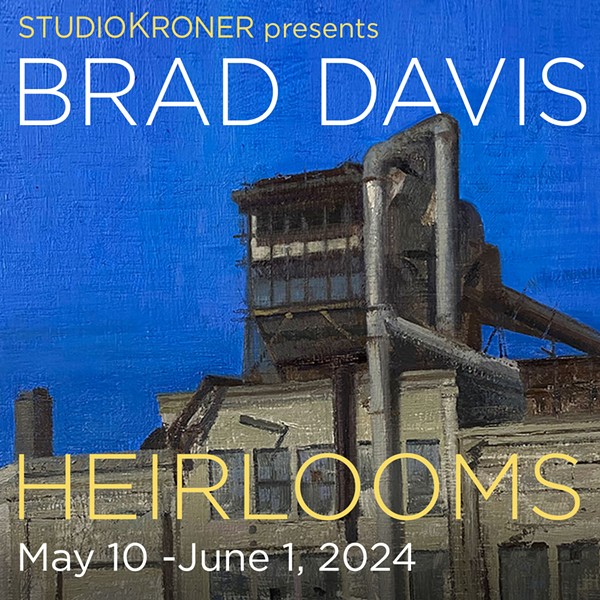 Studio Kroner presents Heirlooms by Brad Davis: Opens Friday, May 10!