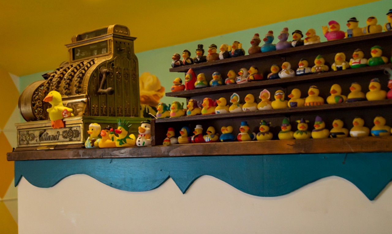 Guests can expect to take home a signature rubber duck after their meal.