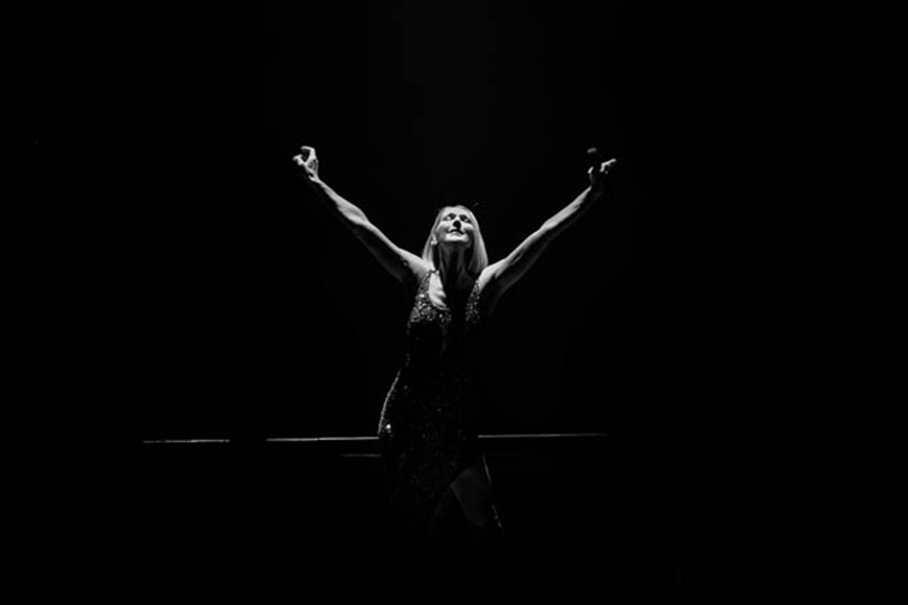 Superstar Celine Dion Sparkled During Her Courage World Tour Stop the U.S. Bank Arena