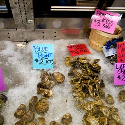 Sen has a rotating oyster selection which can be taken home or eaten at their oyster bar.