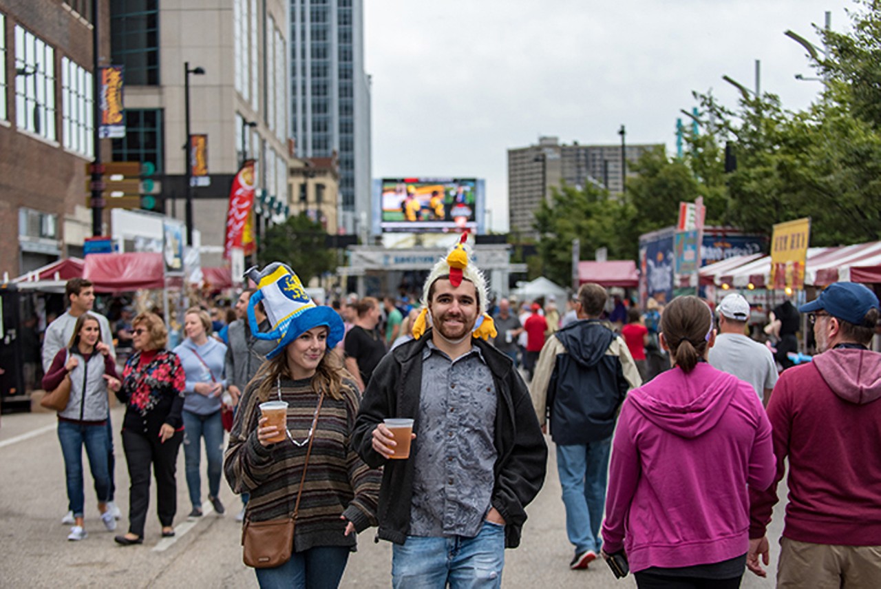 You know all the moves to the Chicken Dance.
And you probably have a festive chicken hat to wear while you do the dance at Oktoberfest. 
Photo: Devin Luginbill
