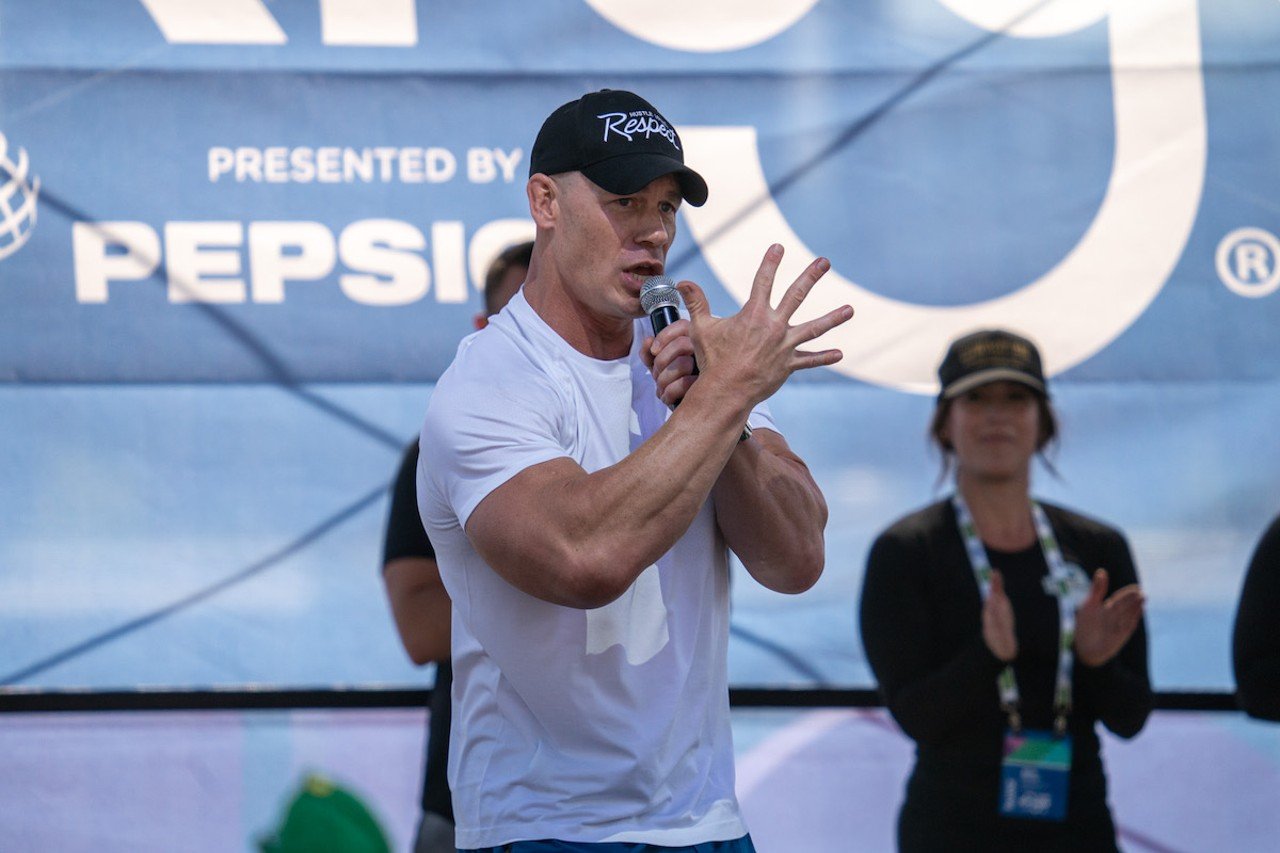 John Cena at the 2023 Kroger Wellness Festival