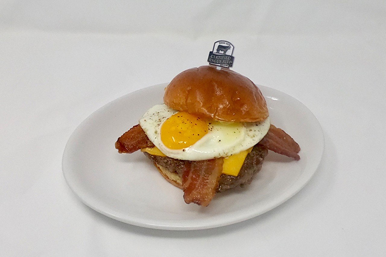 At 580 Market Gourmet
580 Walnut, #130, Downtown
All American Burger: A 6 oz Certified Angus Beef with American cheese, bacon, a fried egg and mayo on a burger bun.
Photo provided by At 580 Market Gourmet