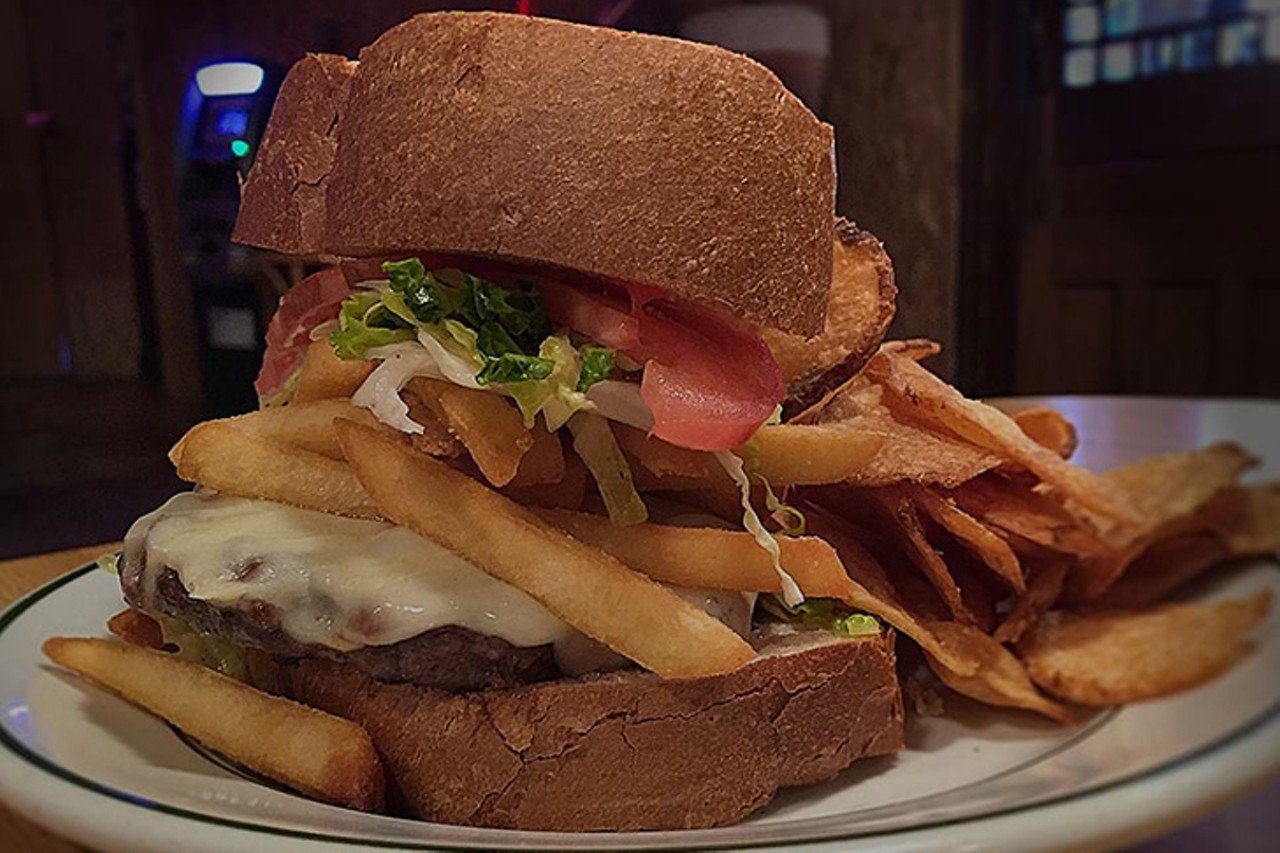 Martino&#146;s on Vine
2618 Vine St., Corryville
Pittsburger: A burger patty served on thick-cut Italian bread topped with provolone cheese, fries, coleslaw and tomatoes. Served with a side of chips. 
Photo: Jason Huck
