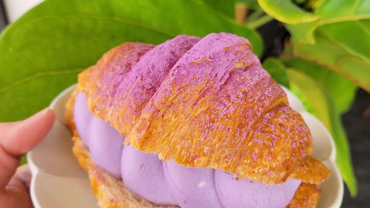 No. 4 Best Bakery for Sweets: Cafe Mochiko
1524 Madison Road, East Walnut Hills
Must-Try: The ube croissant — a buttery, fluffy croissant stuffed with a subtly sweet, ube-flavored (a purple yam native to Southeast Asia) cream.