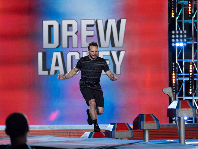 Drew Lachey on "American Ninja Warrior"