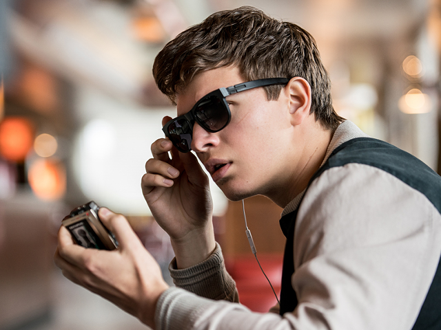 Ansel Elgort is the music-loving getaway driver Baby.