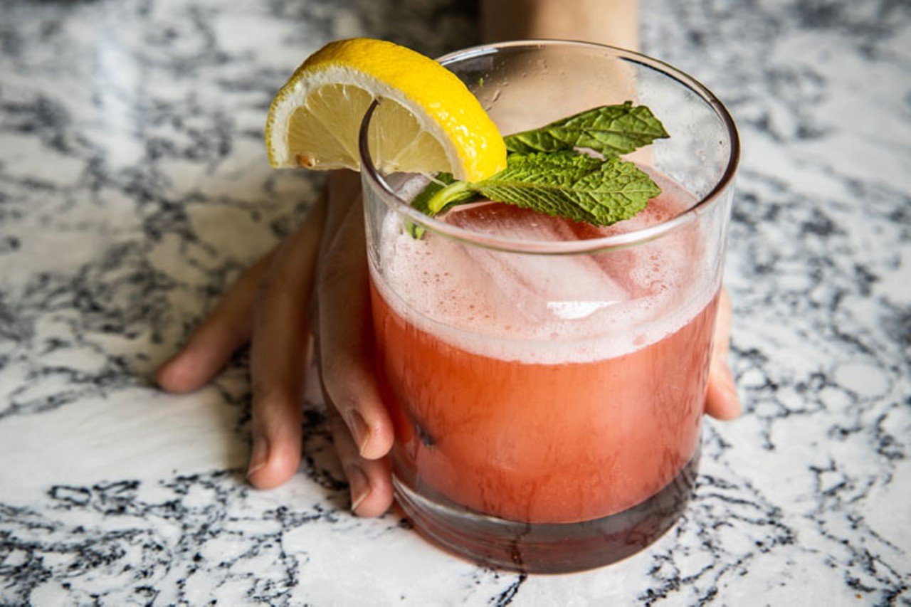 Lolita cocktail (Casamigos blanco tequila, clove syrup, strawberry)
Photo: Hailey Bollinger