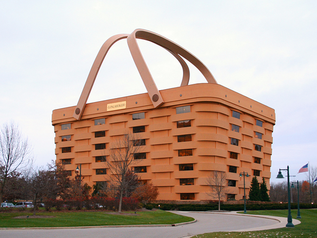 The former basket-making company The Longaberger Co.'s HQ in Newark