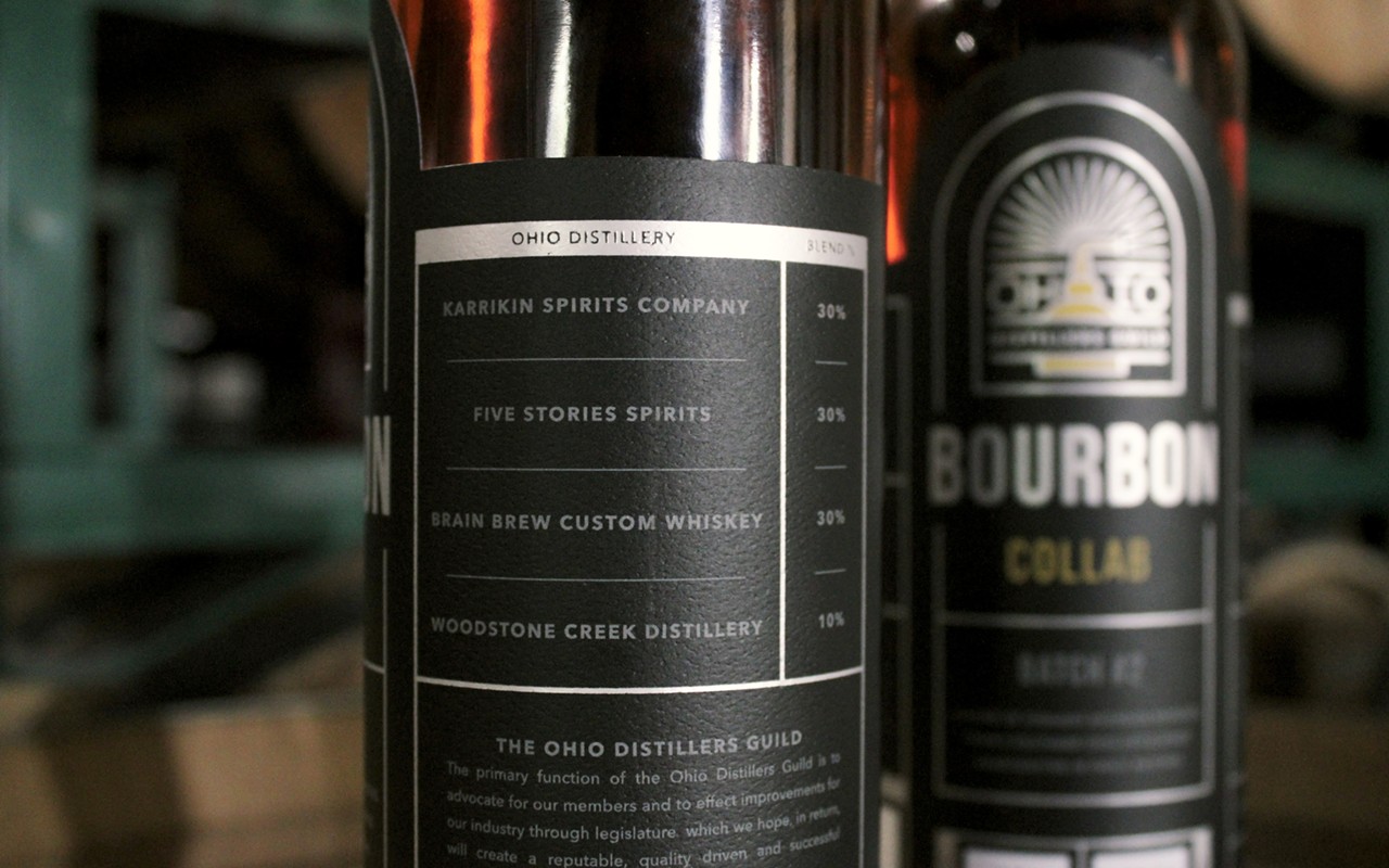 A blended bourbon from four Cincinnati distilleries