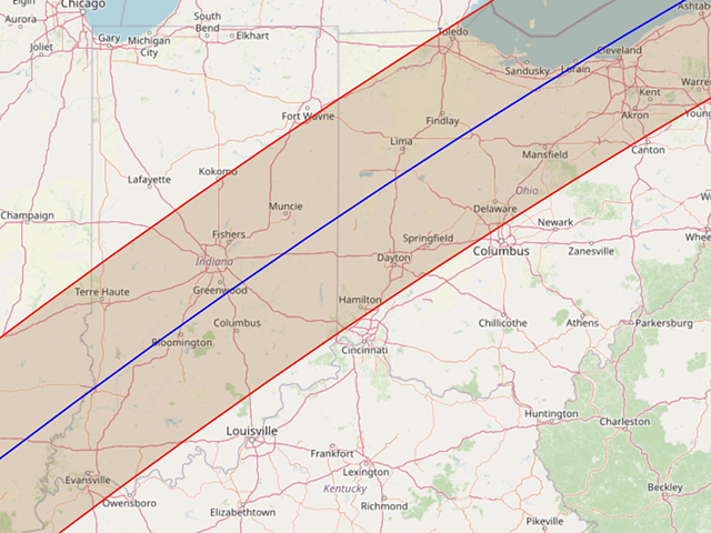The center line of the April 2024 total solar eclipse will be just a short drive from Cincinnati.