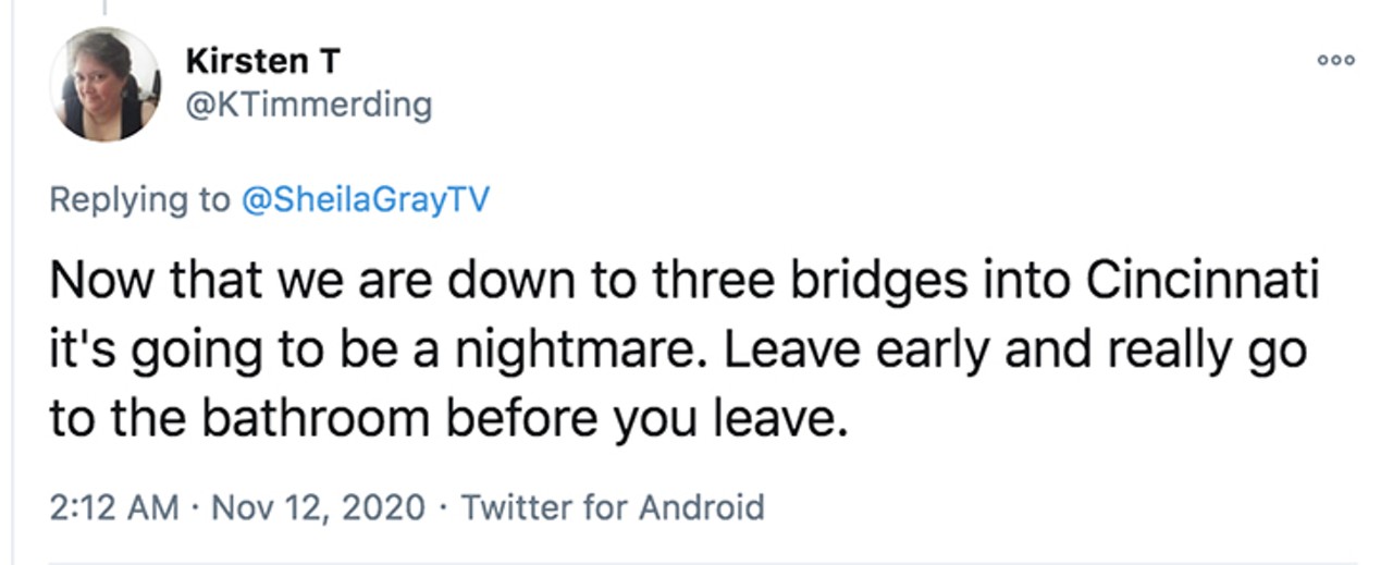 The Twitter World is Airing its Grievances About Cincy/NKY's Double Bridge Closure Debacle