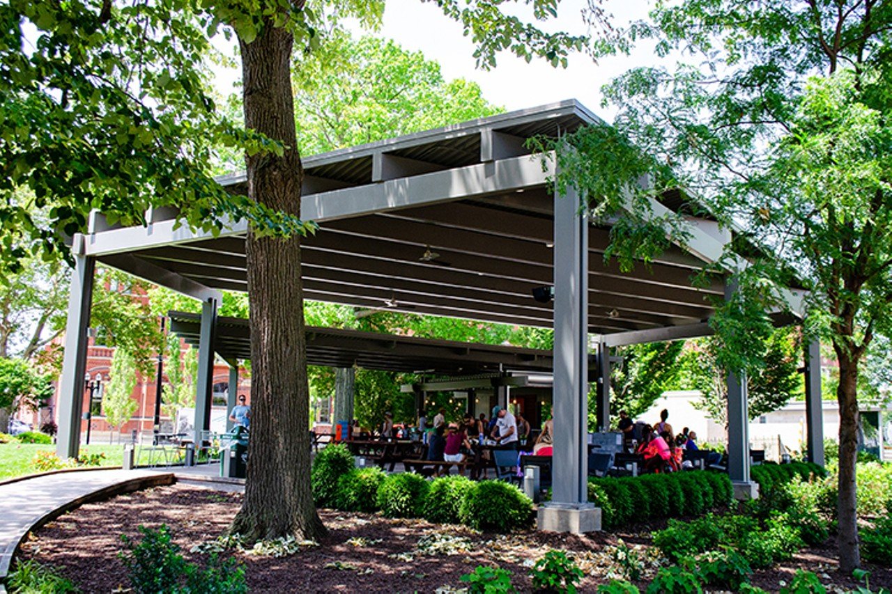 The Porch at Washington Park
11 a.m.-10 p.m. Saturday; 11 a.m.-9 p.m. Sunday. 1230 Elm St., Over-the Rhine
Washington Park's Porch is the place to drink away the week&#146;s worries with beer, wine and liquor. Local favorites include Taft&#146;s Ale House, Rhinegeist, Christian Moerlein and Fifty West. Watch pups play at the neighboring dog park while you sip on something cold.
Photo: Holden Mathis