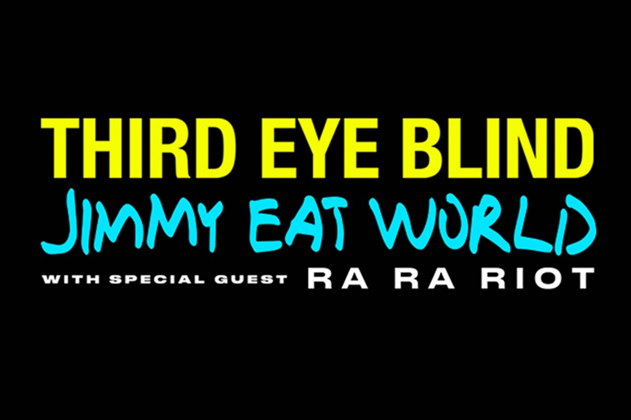 Third Eye Blind and Jimmy Eat World: Summer Gods Tour with special guest Ra Ra Riot
Wednesday, July 17, 2019 @ 7 p.m. | PNC Pavilion