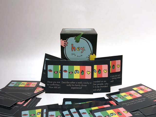 Hey, Let's Talk: Mental Health Card Game, designed by Kate Tepe.