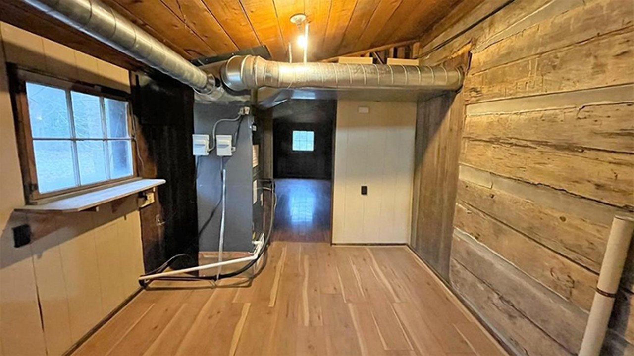 This Cozy 200-Year-Old Log Cabin in Goshen is a Fixer-Upper's Dream
