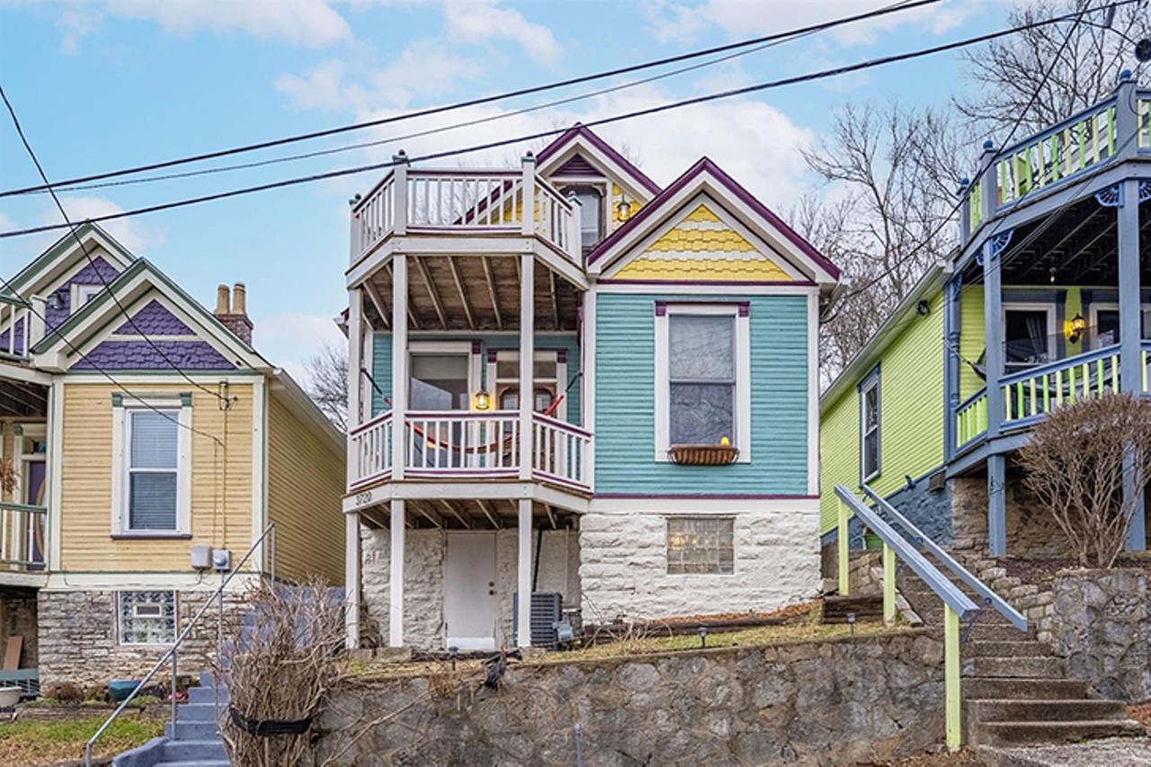 This Funky Little Columbia Tusculum Painted Lady Has Some Spectacular Cincinnati Views